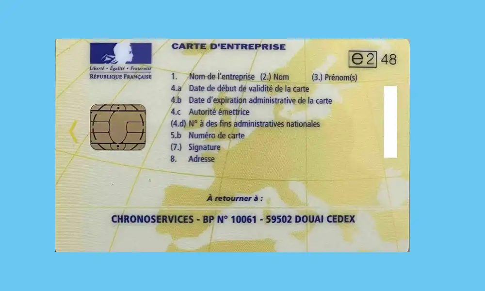 Rôle de la carte entreprise